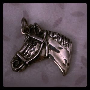 Sterling silver Horse head Pendant